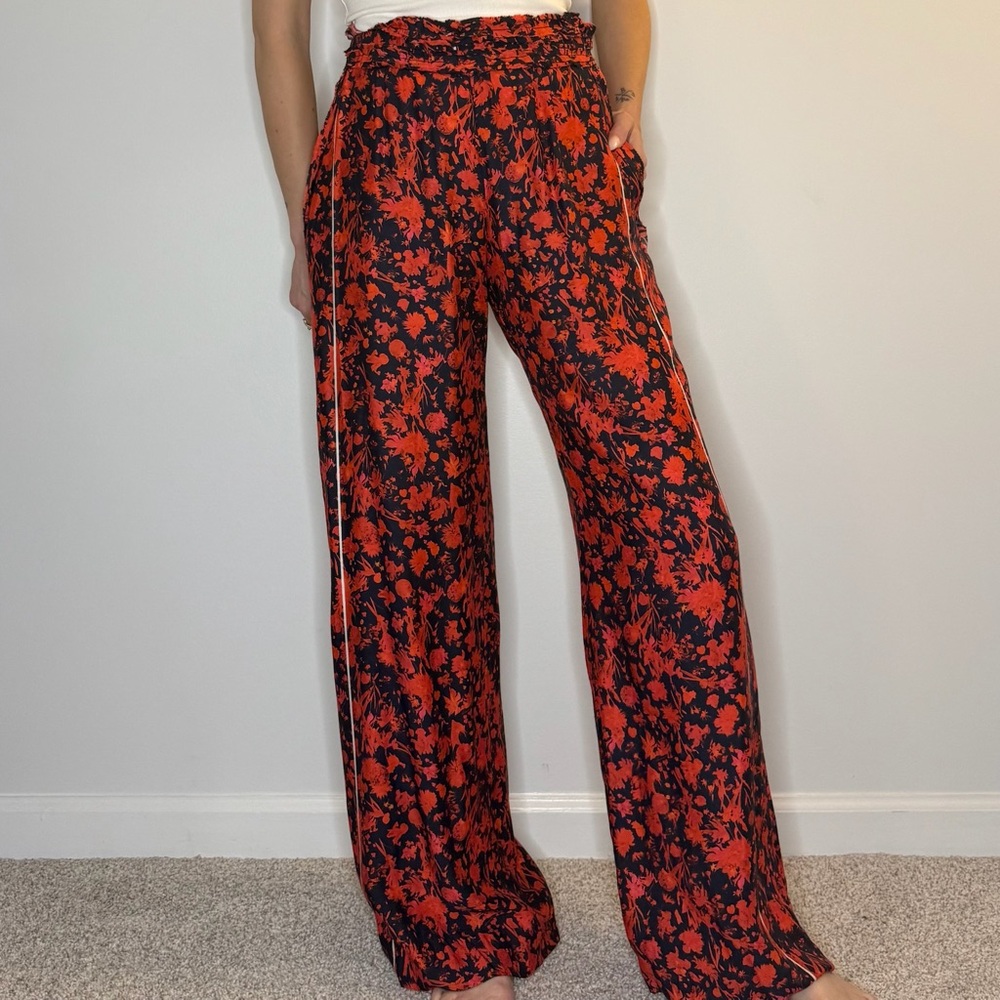 IRO Floral Wide Leg Pants